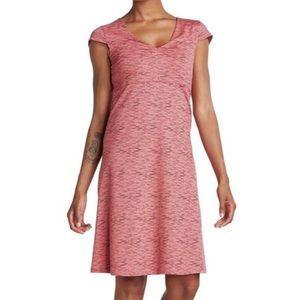 Toad&Co Rosemarie Dress, Guava Wave, XL